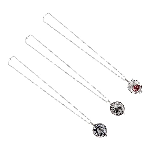 CTIRCHIU 3Piezas Collar Difusor De Aceite De Colgante Aromático Para Mujer y Durable Para Relajación
