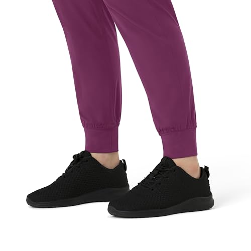 Carhartt Force Essentials Women's Maternity Jogger Scrub Pant, Wine, 3XL - image 9