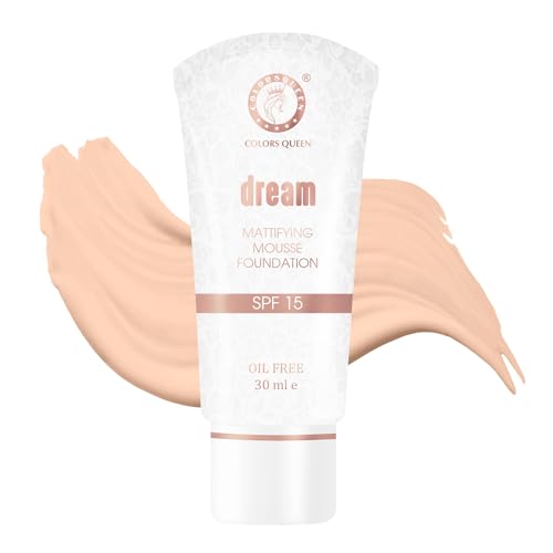 COLORS QUEEN Very Me Foundation | Oil Free, Long Lasting, Waterproof | Non Sticky Matte Finish | Liquid Foundation for Face Makeup (Natural)