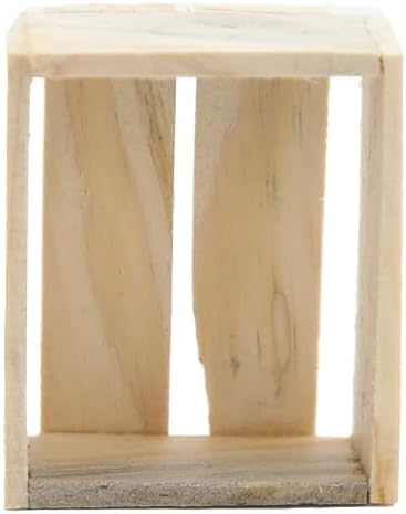 Miniatura 2 de Melody Jane Dolls Houses Caja de cajas de frutas de madera desnuda para casa de muñecas, accesorio de cocina en miniatura vacía