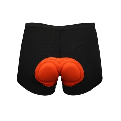 FOVAOK Pantalones cortos de ciclismo unisex para bicicleta, color negro, cómodos, con esponja de gel acolchado 3D, pantalones cortos de ciclismo, 1 color, 3XL