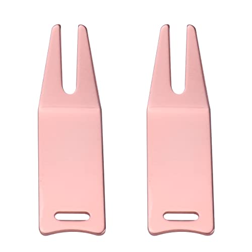 SEACLOUD Golf-Pitchgabel Reparaturwerkzeug für Golfzubehör, Ballmarker, Pink, 2 Stück Cover