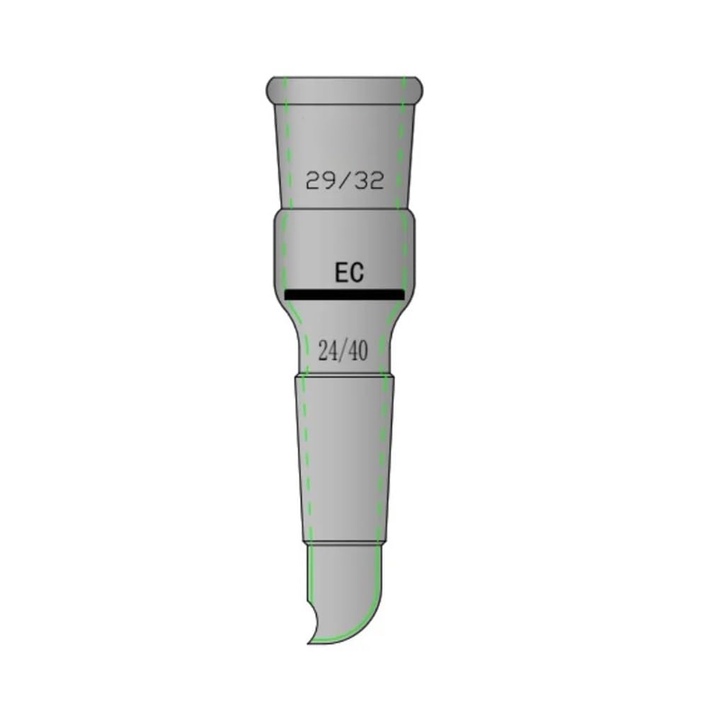 Attrezzature e forniture di laboratorio Adattatore rotante con EC (G1) Tavola di sabbia in vetro borosilicato N12