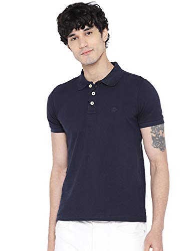 Image of CHKOKKO Men's Cotton Regular Fit Half Sleeves Polo T-Shirt