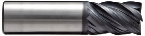 Image of YG-1 EMB77 Carbide Square Nose End Mill, Vibration Resistant, Weldon Shank, AlTiN Monolayer Finish, Non-Center Cutting, 5 Flutes, 3 inch Overall Length, 0.5 inch Cutting Diameter, 0.5 inch Shank Diameter