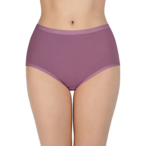 Image of Amante Solid Cotton Full Brief Panty Pack(Pack of 3)
