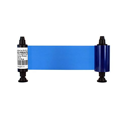 Cinta monocromo azul For Evolis R2012 para impresoras ID miniatura 3