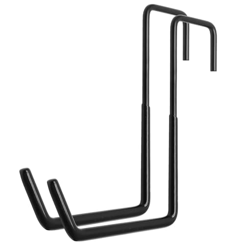 Uenhoy 2 Pcs Rafter Hanger Hooks Black Large S Hooks for Hanging