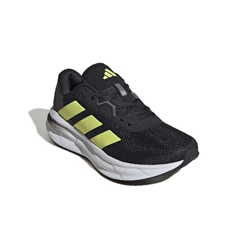 adidas Galaxy 7 Running Shoes, Zapatillas Hombre, Core Black Pulse Lime Grey Five, 44 2/3 EU