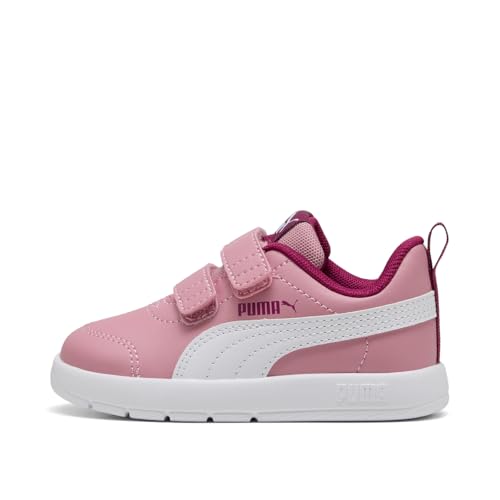PUMA Unisex Baby COURTFLEX V3 V INF Sneaker, Poised PINK White-Berry, 27 EU