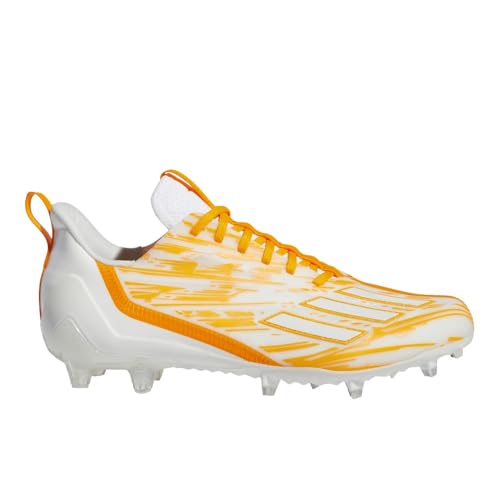adidas Mens Adizero Soccer Cleats - Orange, White - Size 12.5 M