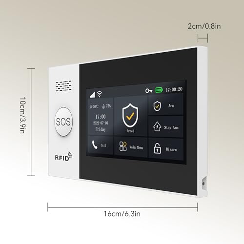 Smart Wireless Home Security System with Touchscreen Alarm - Image 2