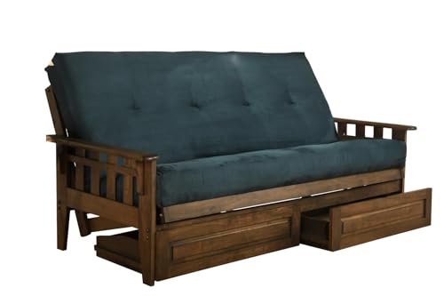 Jerry Sales Tucson Rustic Walnut Frame and Mattress Set