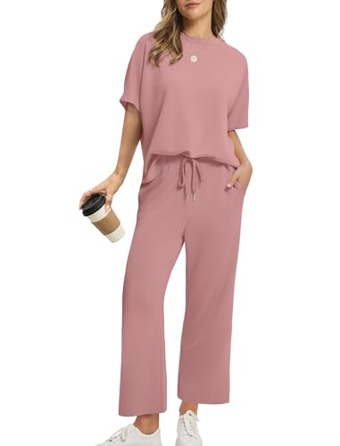 Sampeel 2 Piece Sets for Women Beach Vacation Clothes Summer