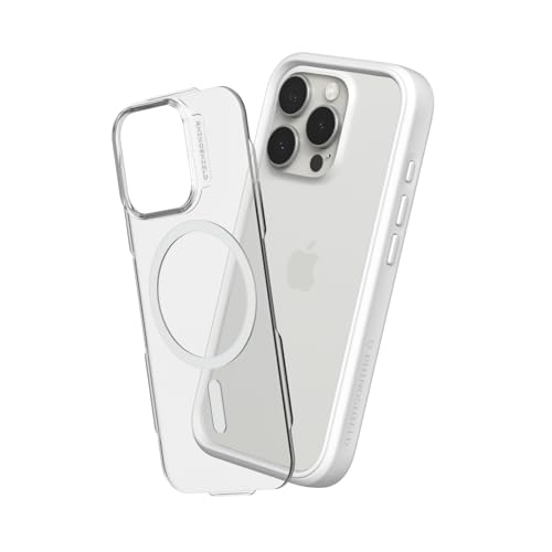 Coque iPhone 16 Pro Max MagSafe RhinoShield Mod NX Blanche anti-choc 3,5m