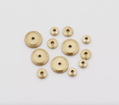 Howard Miller 12-Piece Brass Clock Hand Nut Assortment Antique Parts Tools