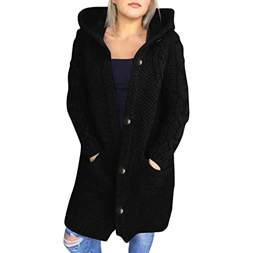 Manteau à capuche femme épais pour rester au chaud en grand format
