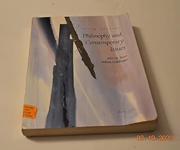Paperback Philosophy and Contemporary Issues, Book