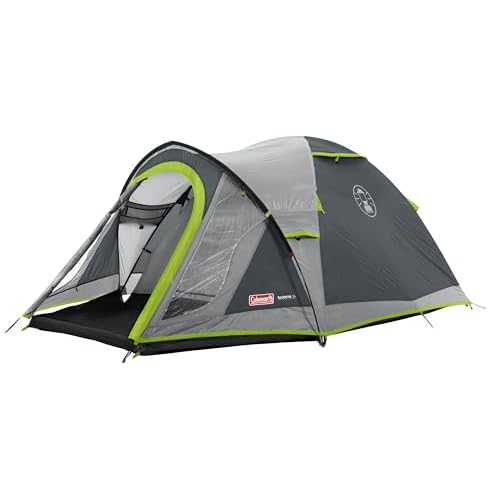 Coleman Tent Darwin 2-4 Person | Compact Lightweight Dome Tent | Models with Darkened Bedroom | Camping, Festival and Hiking Tent | 4500mm Waterproof | with Sewn-in Groundsheet