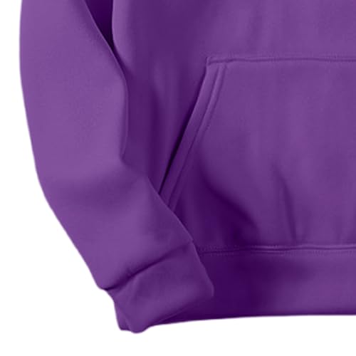 Hoodies for Men Pullover,Oversized Long Sleeve Fleece Hooded Sweatshirt Lightweight Casual Fall Winter Y2K Hoodies Purple4