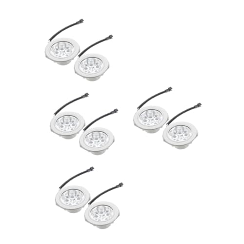 TOPPERFUN 4 Piezas Luz De Campana Extractora Luces De Campana De Cocción Bombillas De Repuesto Para Campana Extractora Bombilla Led Para Campana Extractora Silver El Plastico