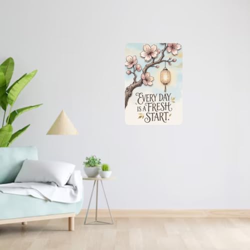 Image of Zesta Bathroom Decor Items Washroom Decor Tin Sign | Aesthetic Posters Wall Poster for Bedroom | Magnetic Cafe Decoration Items / Restaurant Decorations Items | Quirky Home Decor Bar Accent (Motivational (4))