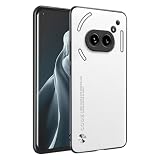 HONLEN Custodia per NothingPhone (2A) / NothingPhone (2A) Plus (6.7" Inches) Cover per Telefono Aziendale con Retro in Pelle, Bianco