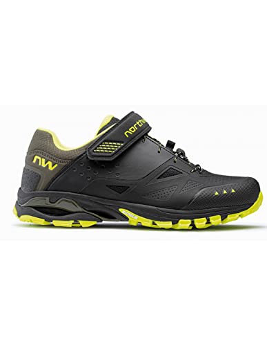  Northwave Scarpe Spider 3 Black/Yellow Fluo 44