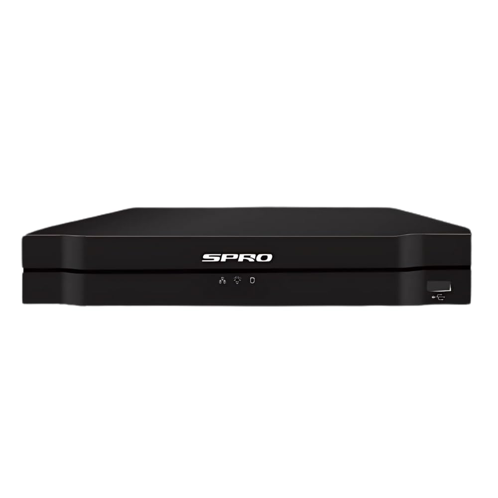 12‑Channel 5MP Lite DVR Security System | 8CH DVR‑5MP B5V4‑Lite (5in1 with AI, 8×BNC, 4×IP) SPRO | AI Motion Detection, H.265 Compression, 1080P Recording, Remote Viewing, Smart CCTV Surveillance DVR