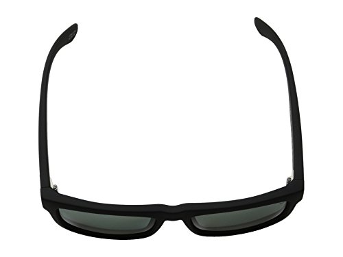 Spy Discord Sunglasses Soft Matte Black with Happy Gray Green Polarized Lens4