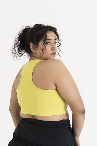 Image of Spirit Animal Plus Size Sports Bra for Women| Racerback Bra for Medium Impact Workout|Double Lined Bra with Full Coverage|Built in Support Band |Scoop Neck
