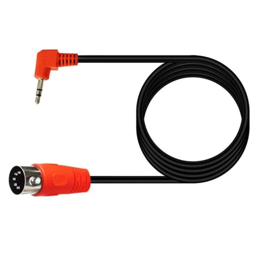 Cable adaptador Jack 3.5mm a DIN 5PIN 1.5m ángulo 90° miniatura 1