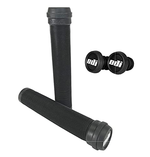 ODI SLX Soft BMX Dirt Stunt-Scooter Griffe 160mm mit Barends + Fantic26 Sticker (Schwarz) Cover