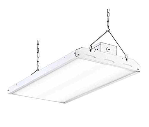 Light in Depot 2ft LED Commercial 110w High Bay Light 5000K 14410Lumen (250w400wMH Equal) Shop Light, AC20-277v,Warehouse Aisle Area Light,Garage,0-10V Dimming,UL/DLC Premium Complied (110w, 1)