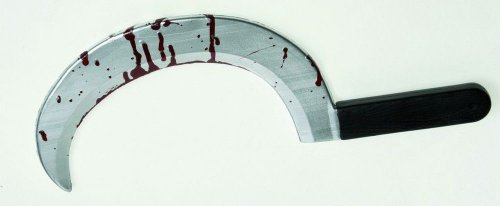 W WIDMANN MILANO Party Fashion - Arma sangrienta, aprox. 44 cm, accesorio, terror, Halloween, fiesta temática, accesorio de disfraz