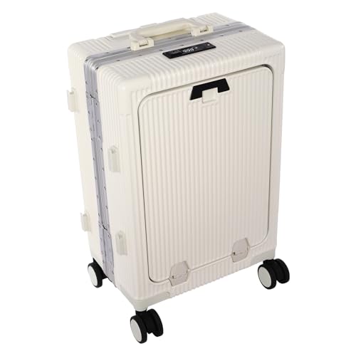 Carry On Luggage, 4.17x9.45x22.05 In Lightweight Suitcase with Password Locks &Front Pocket PC Hardside Spinner Wheel Suitcase for Students&Business People&Tourists
