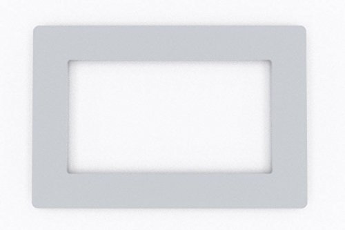 Double Light Switch Socket Coloured Acrylic Surround Finger Plate - Huge Colour Choice (Grey) โ image 1
