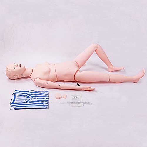 UWYTGF Teaching Model,Human Body Care Model for Training, Multifunctional Nursing Education and Teaching Dummy Model Female
