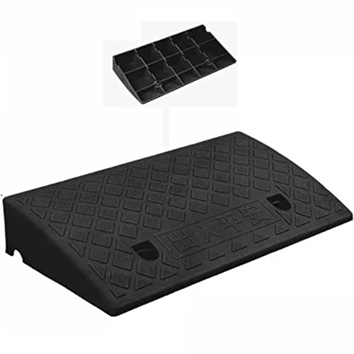 Rampa de bordillo plástica 4.7 pulg de altura para exteriores