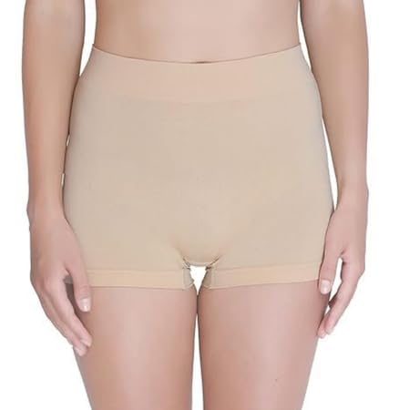 Women Shorts for Under Dresses – Seamless Beige Shorts for Women, Comfortable & Lightweight-picture-14