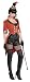 AMSCAN Vintage Cropped Red Ringmaster Jacket Freak Show Halloween Costume Accessories for Women, One Size