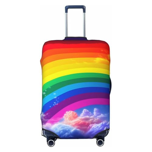 SMAZDFXX Fundas de Equipaje arcoíris para Maletas, elásticas, Protectoras, a Prueba de Polvo, antiarañazos, Gruesas, Lavables, para Equipaje de Viaje, Grandes