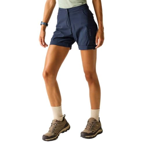 Short de randonnée imperméable femme coupe-vent et stretch