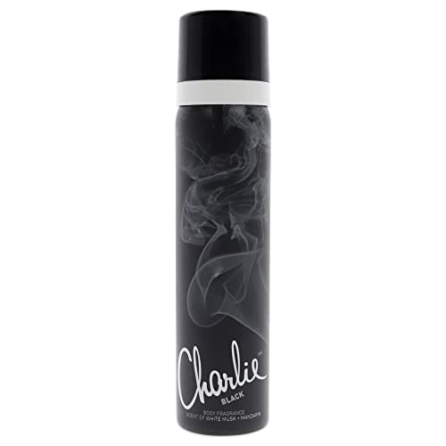 Revlon Charlie Black Body Spray Women 2.5 oz