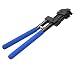 Produktbild ECD Germany 2 in 1 Kombinierte Absetzzange Lochzange Ø5mm 290mm, Blau, Kohlenstoffstahl, Falzzange Karosseriezange, Blechlocher zum Metall Lochen und Falzen, Stanzzange Abkantzange Auto Reparatur