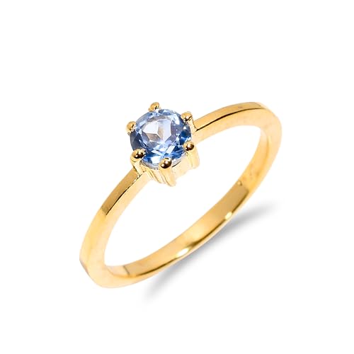 Bague de fiançailles en argent 925 et pierre naturelle pour sceller votre amour