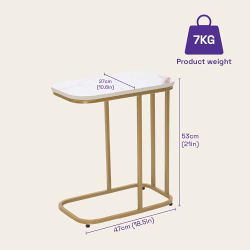 Image of Wakefit Bruna Metal Side Table-Versac Aloud