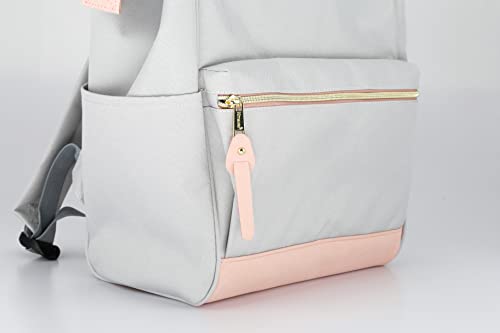 Himawari Laptop Backpack Travel Backpack With USB Charging Port Large Diaper Bag Doctor Bag School Backpack for Women&Men