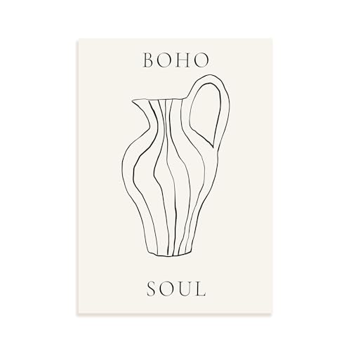 Nacnic Jarrón de cloisonne Lamina. En Jarrones espirituales. Estampados decorativos estéticos para su sala de estar, dormitorio, hogar Tamaños A3