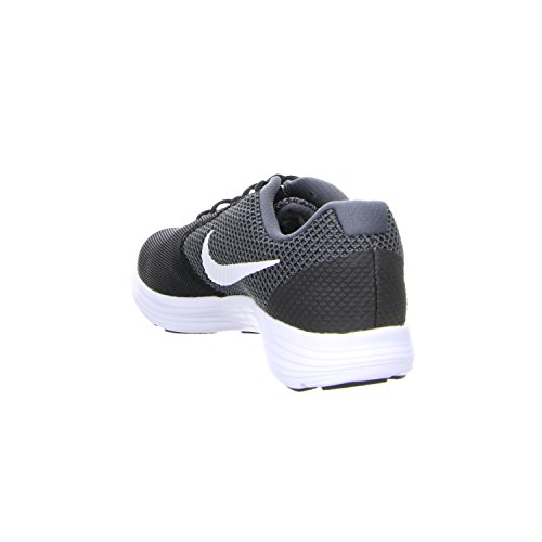 Image of Nike Men's Revolution 3 Dark Grey, White and Black Running Shoes -12 UK (47.5 EU) (13 US)(819300-001)
